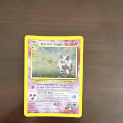 Pokemon Sabrina's Gengar 14/132 Gym Challenge Holo Rare Stage 2 80 HP - Image 3
