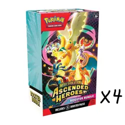 4x Pokemon Mega Evolution Ascended Heroes Booster Bundles - PRESALE - Image 1