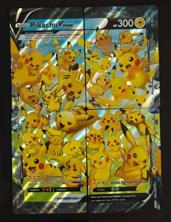 Pikachu V-Union SwSH Black Star PROMO Set of 4 NM Pokemon Celebrations - Image 1