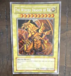 Konami The Winged Dragon of Ra GBI-003 Secret Rare Unlimited Yu-Gi-Oh! TCG - Image 1