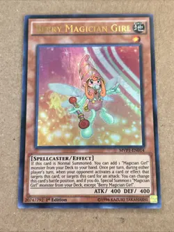 Yu-Gi-Oh! Berry Magician Girl MVP1-EN014, Ultra Rare, 1st Edition, NM - Image 1