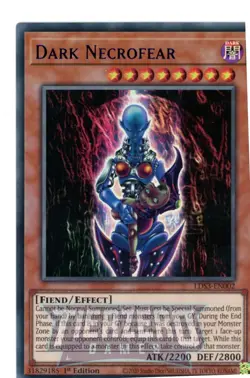 Yugioh Dark Necrofear LDS3-EN002 Blue Ultra Rare 1st Edition Near Mint - Image 1