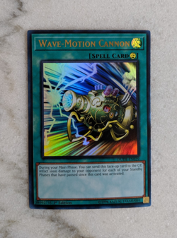 Yugioh Wave-Motion Cannon DUDE-EN039 Ultra Rare 1st Ed NM - Image 1