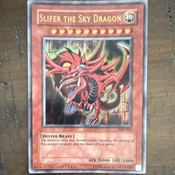Konami Slifer the Sky Dragon GBI-001 Ultra Rare Limited Edition Yu-Gi-Oh! TCG - Image 1