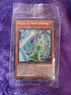 Mystical Elf White Lightning LDS3 Sealed Yugioh - Image 1