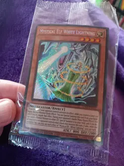 Mystical Elf White Lightning LDS3 Sealed Yugioh - Image 3
