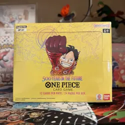 One Piece OP-07 500 Years In The Future Booster Box ENGLISH New! Factory Sealed! - Image 1