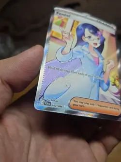 Pokemon TCG SV Black Bolt Fennel Trainer Holo Card 162/086 Full Art Secret Rare - Image 4