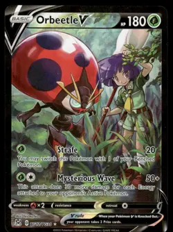 Pokemon Cards Orbeetle V TG12/TG30 Lost Origin Trainer Gallery Holo V Rare NM - Image 1