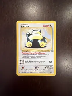 Snorlax 27/64 Jungle Regular TCG WOTC Rare Non-Holo 1999 Pokemon Card - Image 1