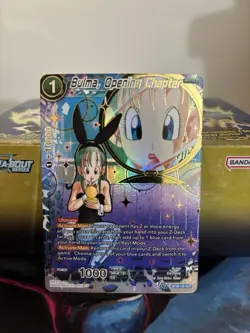 Bandai Bulma, Opening Chapter SCR Holo Ultra Bout Dragon Ball Super Card - Image 1