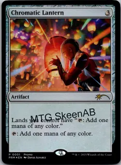 MTG SkeenAB Chromatic Lantern FOIL from UMP. NM. - Image 1