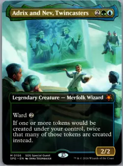 Adrix and Nev, Twincasters (Borderless) M Special Guests 156 NM - Image 1