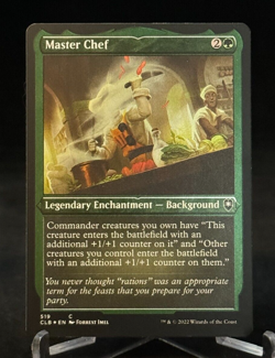 MTG Magic CLB Battle for Balder's Gate Etched Foil Master Chef - Common - Image 1