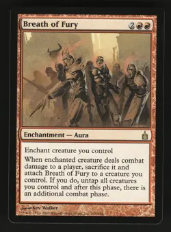 2005 Magic the Gathering Ravinca City of Guilds Breath of Fury - Image 1