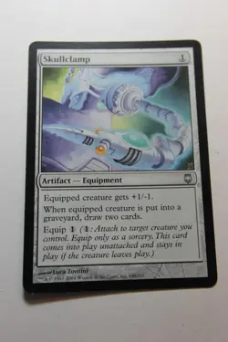 MTG Skullclamp x1- -Darksteel-Lightly Played - Image 1