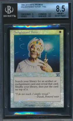 Arena League 2000 Enlightened Tutor BGS 8.5 Graded Magic MTG FOIL (9287) - Image 1