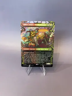 Raph & Mikey, Troublemakers TMNT: Legendary Creature Foil Green Red 0250 NM - Image 1