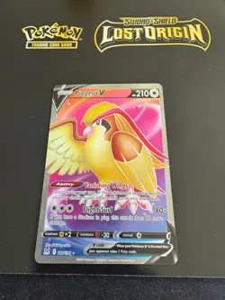 Pidgeot V Full-Art Ultra Rare - POKEMON CARD - LOST ORIGIN - 188/196 NM - Image 1