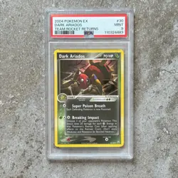PSA 9 DARK ARIADOS #30 - Ex Team Rocket Returns 2004 Pokemon Card Mint! - Image 1