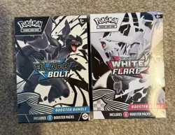 Pokemon TCG: Black Bolt White Flare booster bundles set of 2 - Image 1