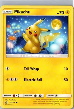 PIKACHU 56/236 COMMON UNIFIED MINDS POKEMON LP - Image 1