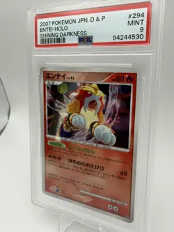 Pokemon Entei Dp3 Shining Darkness Holo Rare 1st Ed PSA 9 #294 Japanese LOW POP - Image 2