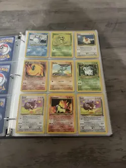 Pokemon Binder Lot Team Rocket Base Jungle Fossil Pikachu Charizard Blastoise - Image 5