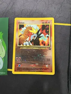 Pokemon Entei #34 Black Star Promo Reverse Holo Rare 174🔥HP🔥 - Image 1