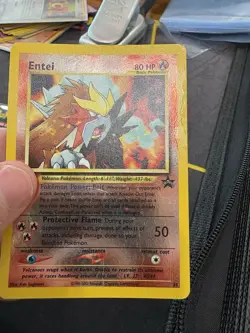 Pokemon Entei #34 Black Star Promo Reverse Holo Rare 174🔥HP🔥 - Image 2