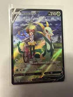 Pokemon TCG Serperior V TG13/TG30 Silver Tempest Trainer Gallery - Image 1