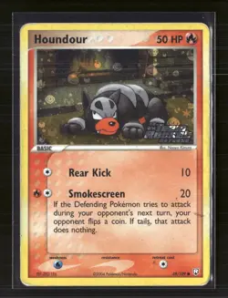 Pokemon 2004 EX Team Rocket Returns Houndour #59/109 Reverse Holo - Image 1