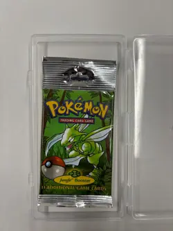 Pokemon WOTC Long Crimp Jungle Booster Pack SCYTHER - Image 1