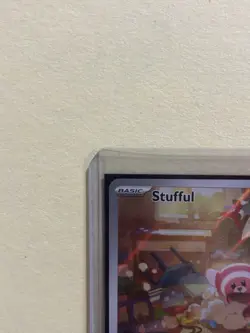 Pokemon Mega Evolutions Stufful 154/132 Illustration Rare Holo NM - Image 3