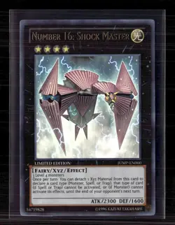 Yu-Gi-Oh! Number 16: Shock Master Shonen Jump Promos UR JUMP-EN060 Limited - Image 1