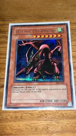 Yu-Gi-Oh Harpie's Pet Dragon FMR-002 Prismatic Secret Rare MP/HP - Image 1