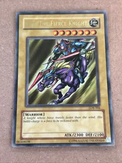Gaia The Fierce Knight LOB-006 The Legend of Blue Eyes White Dragon Unlimited - Image 1