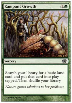 Rampant Growth - Medium Play MTG 8th Edition - Image 1