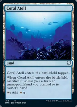 Coral Atoll - Near Mint MTG Commander 2020 Commander Legends - Image 1