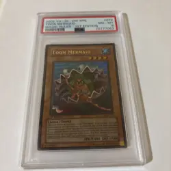 2002 Yu-Gi-Oh! Toon Mermaid - MRL-072 - Ultra Rare - 1st Edition PSA 8 - Image 1