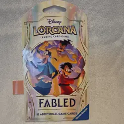 Disney Lorcana Fabled Booster Pack Ravensburger 2025 12 Cards - Image 1