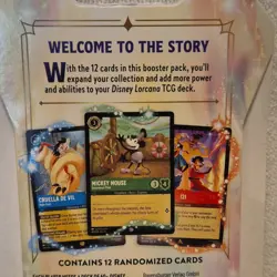 Disney Lorcana Fabled Booster Pack Ravensburger 2025 12 Cards - Image 2