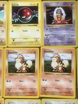 Pokemon Base Set SHADOWLESS Uncommon/Common. Arcanine - 15 Card Lot - Image 3