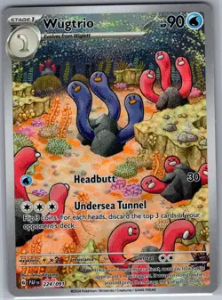 Wugtrio 224/091 SV: Paldean Fates - Pokemon Card - NM - Image 1