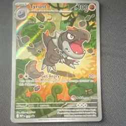 Pokemon Tyrunt Center Stamped Holo 100 HP Card 070 Pokemon TCG 2022 - Image 1