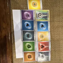 Pokemon TCG Holo Energy Lot 11 Cards Holo Regular Lightning Psychic Water - Image 1