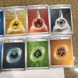 Pokemon TCG Holo Energy Lot 11 Cards Holo Regular Lightning Psychic Water - Image 3