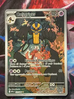 Cofagrigus 123/086 White Flare Illustration Rare Card NM Nearmint Pokemon TCG - Image 1