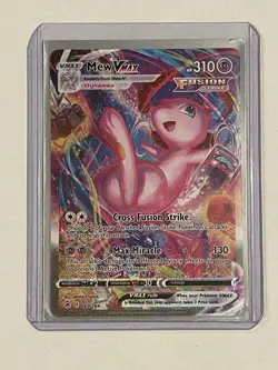 Mew VMAX Alternate Art Secret Rare Holo 269/264 Fusion Strike Pokemon TCG Card - Image 3