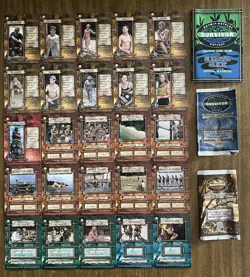 Survivor Trading Card Game - 189 cards, no doubles - 2001 - huge lot - rare! - Image 1